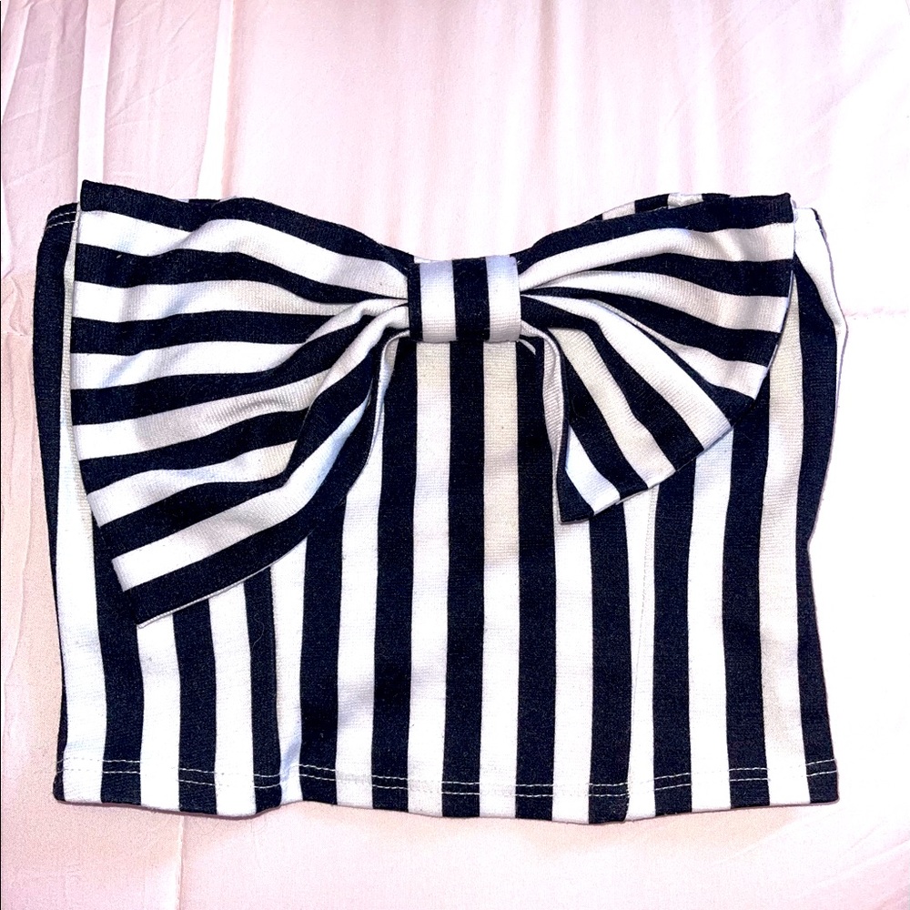 strapless top worn once
